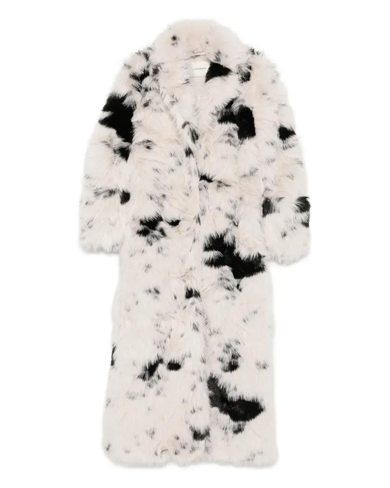 Entire Studios Coco faux fur coat - Nude Nude