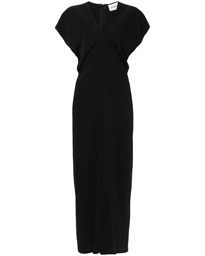 P.A.R.O.S.H. Panty Maxikleid - Schwarz Schwarz