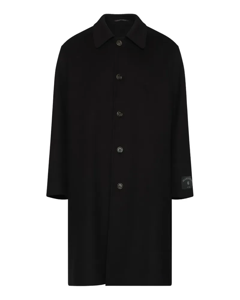 Maison Margiela double-faced wool coat - Schwarz Schwarz