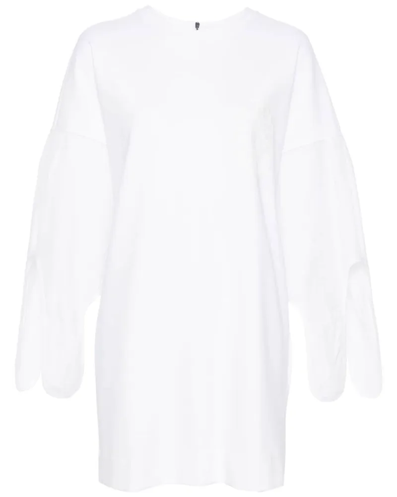 Max Mara Agora Midikleid - Weiß Weiß