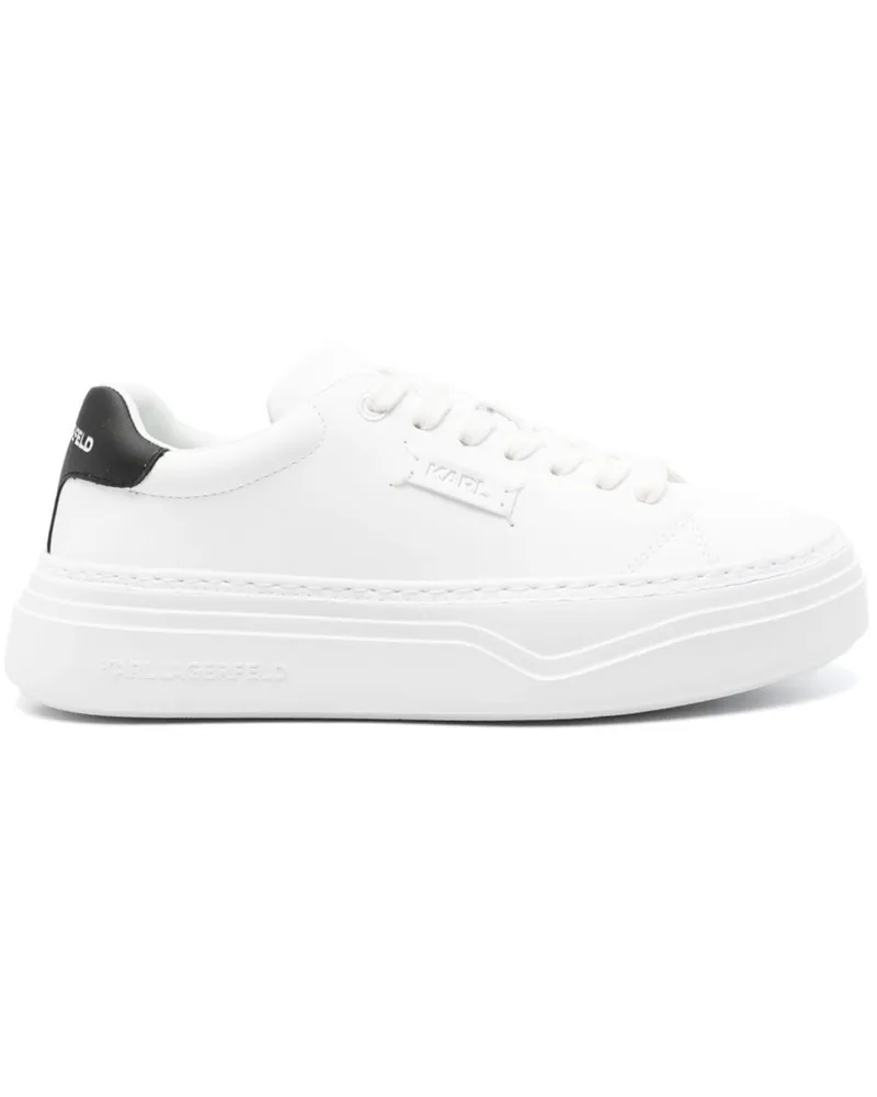Karl Lagerfeld Sneakers mit Logo-Patch - Weiß Weiß