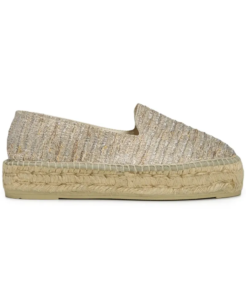 Manebí Flache Espadrilles - Gold Gold
