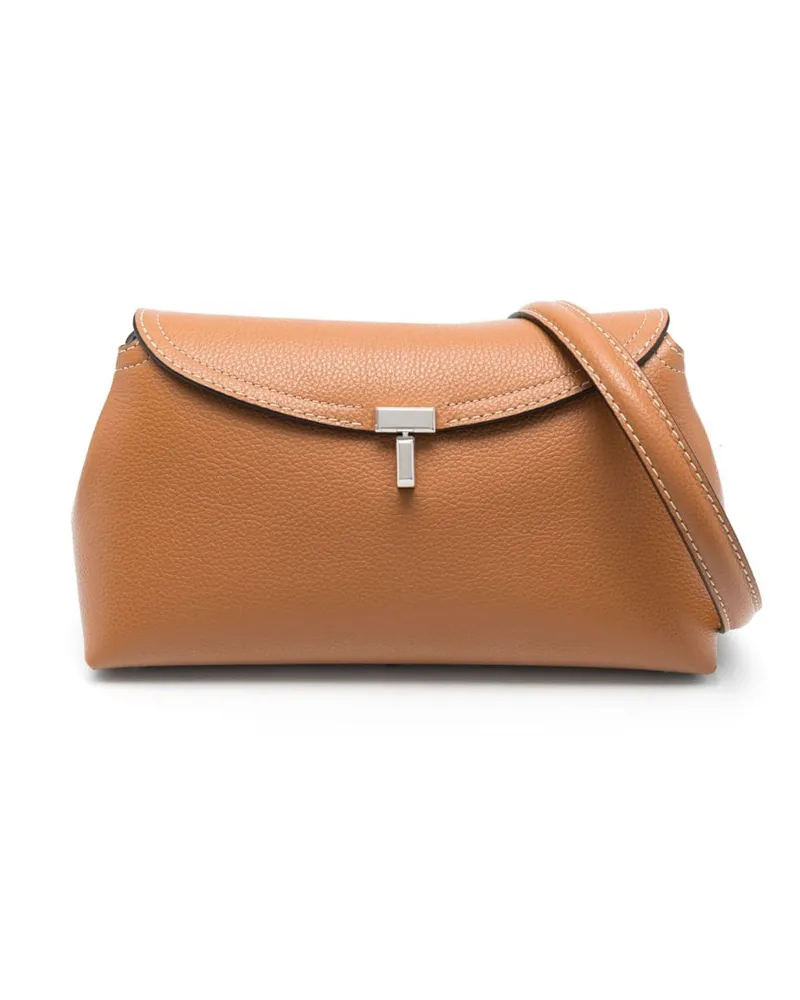 Totême T-Lock Clutch - Braun Braun