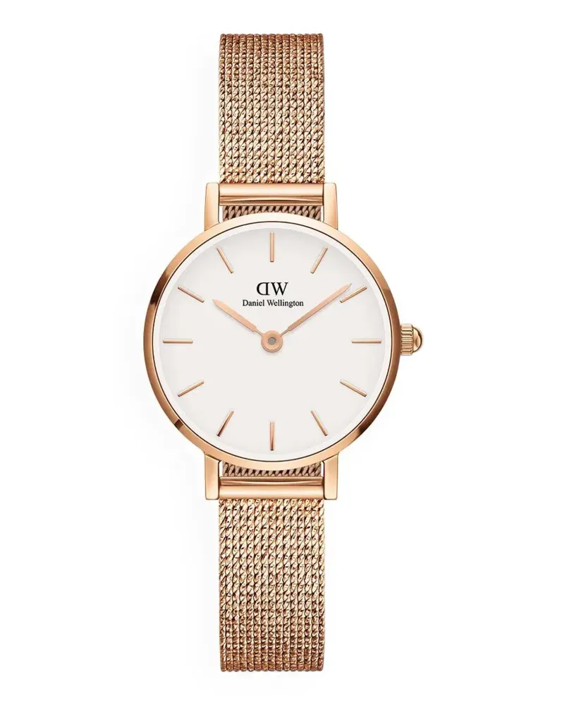 Daniel Wellington Petite Pressed Melrose Armbanduhr 24mm - Weiß Weiß