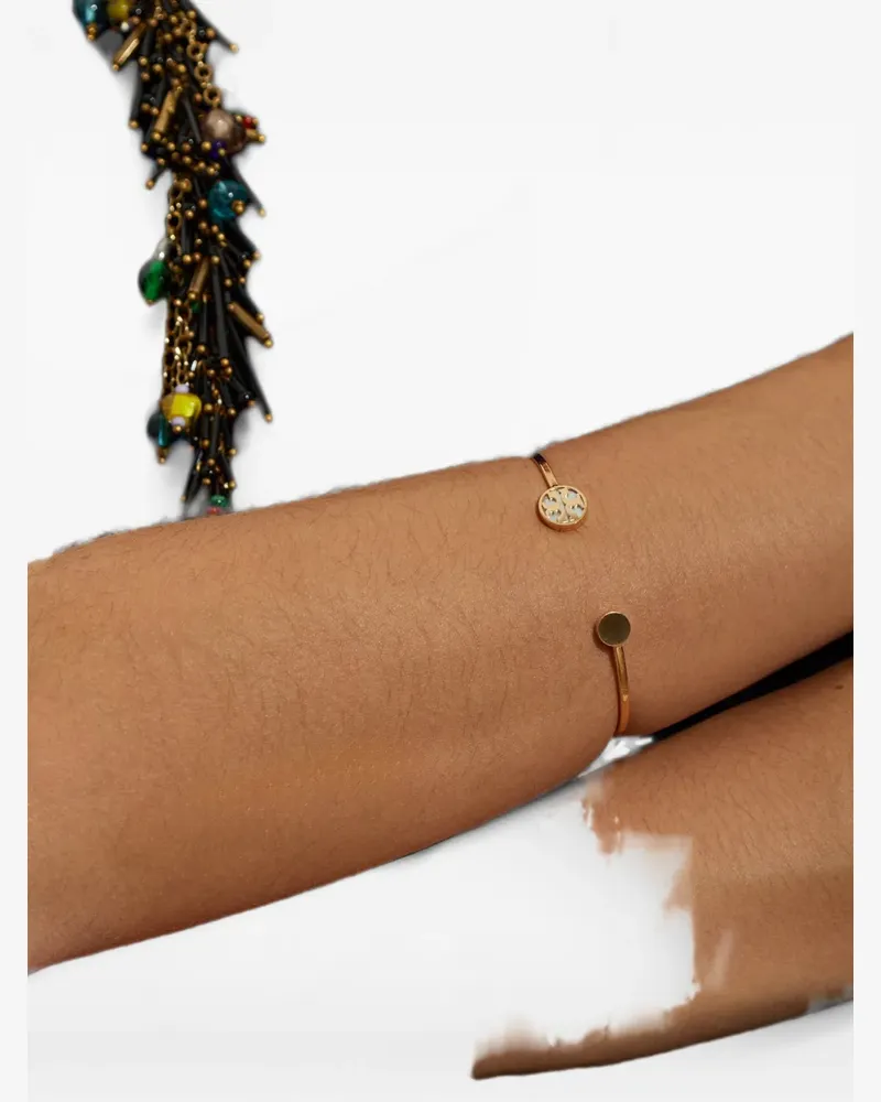 Tory Burch Icon Armspange aus Perlmutt - Gold Gold