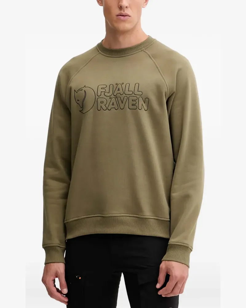 Fjäll Räven logo crew-neck sweatshirt - Grün Grün