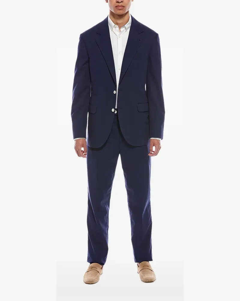Brunello Cucinelli single-breasted suit - Blau Blau