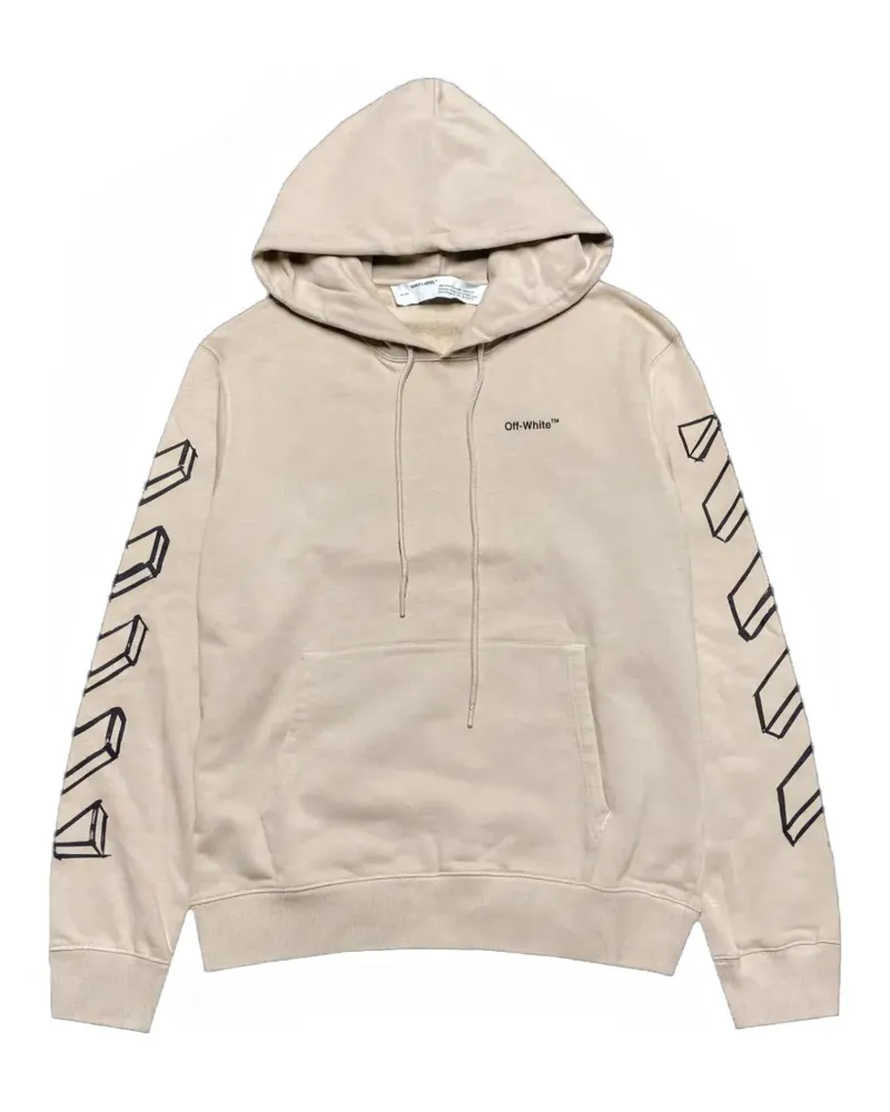 OFF-WHITE Arrow hoodie - Nude Nude