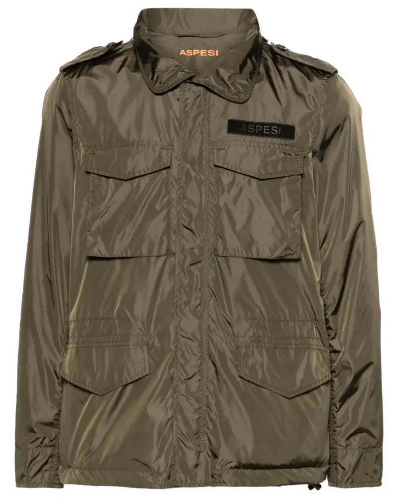 ASPESI Minifield Kapuzenjacke - Grün Grün