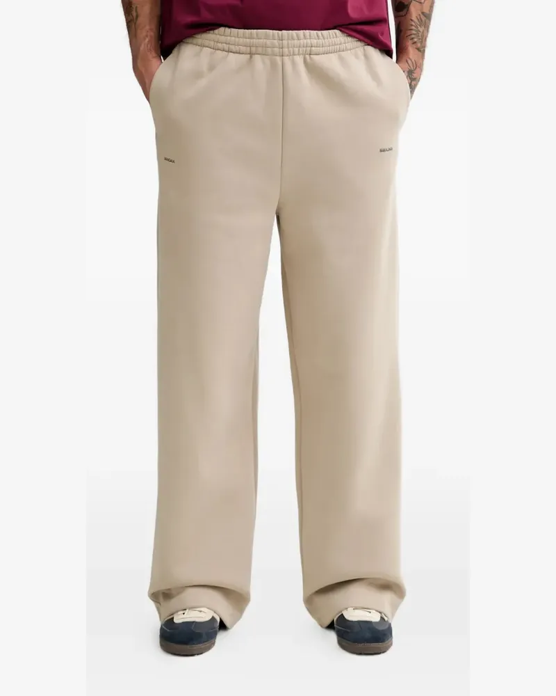 PANGAIA elasticated track pants - Nude Nude