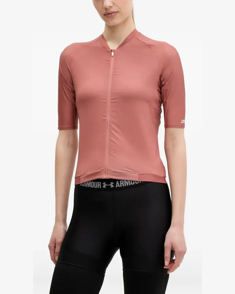POC zip short-sleeve top - Rosa Rosa