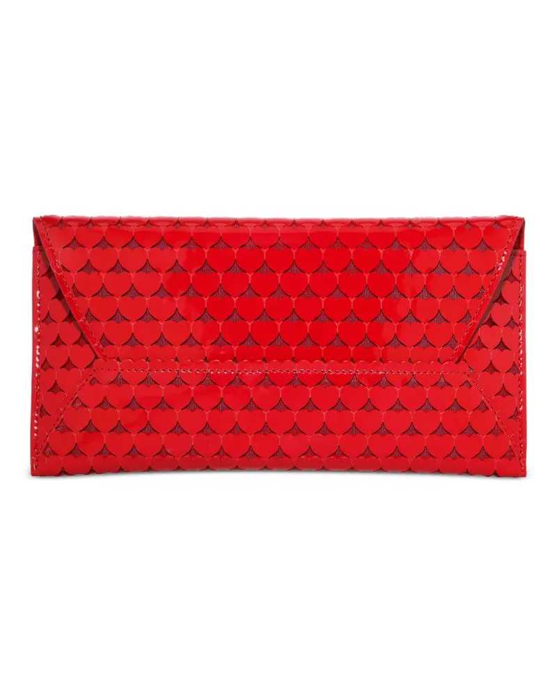Aquazzura Amourose Clutch mit Herzmuster - Rot Rot