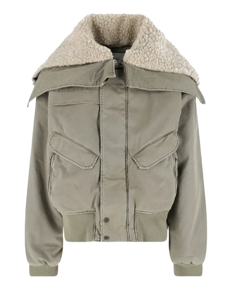 Entire Studios Jacke mit Shearling-Kragen - Grün Grün