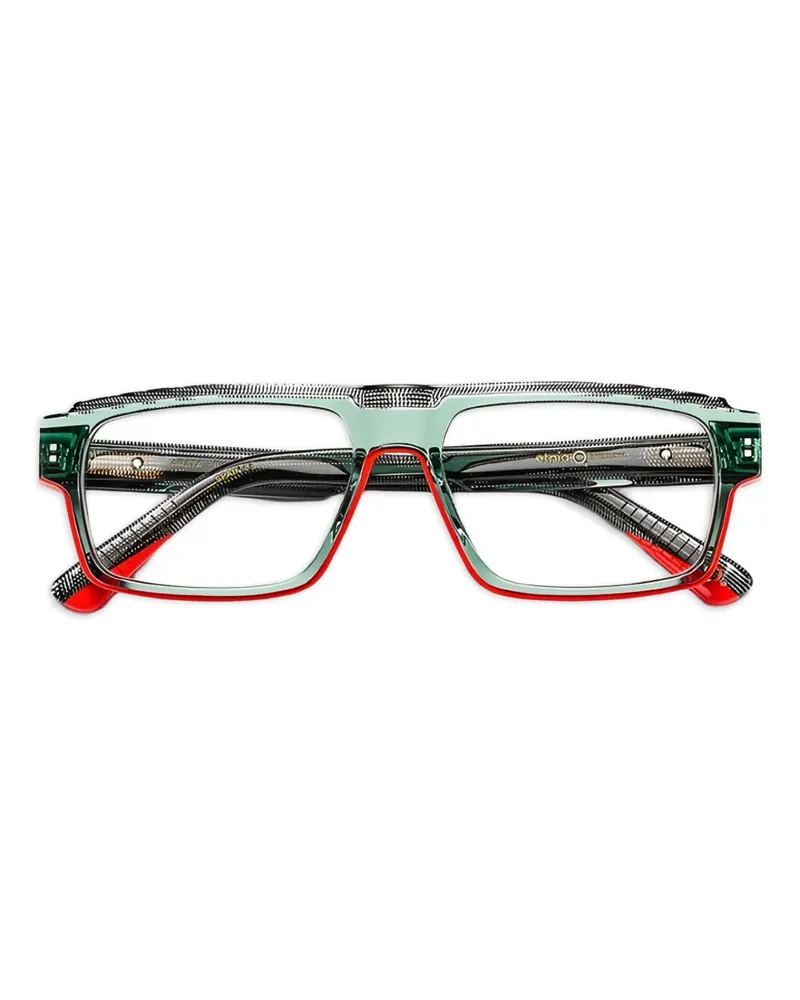 Etnia Barcelona Arata Brille mit eckigem Gestell - Grün Grün