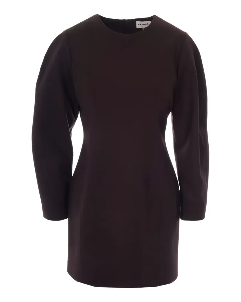 P.A.R.O.S.H. P.A.R.O H. Langärmeliges Minikleid - Braun Braun