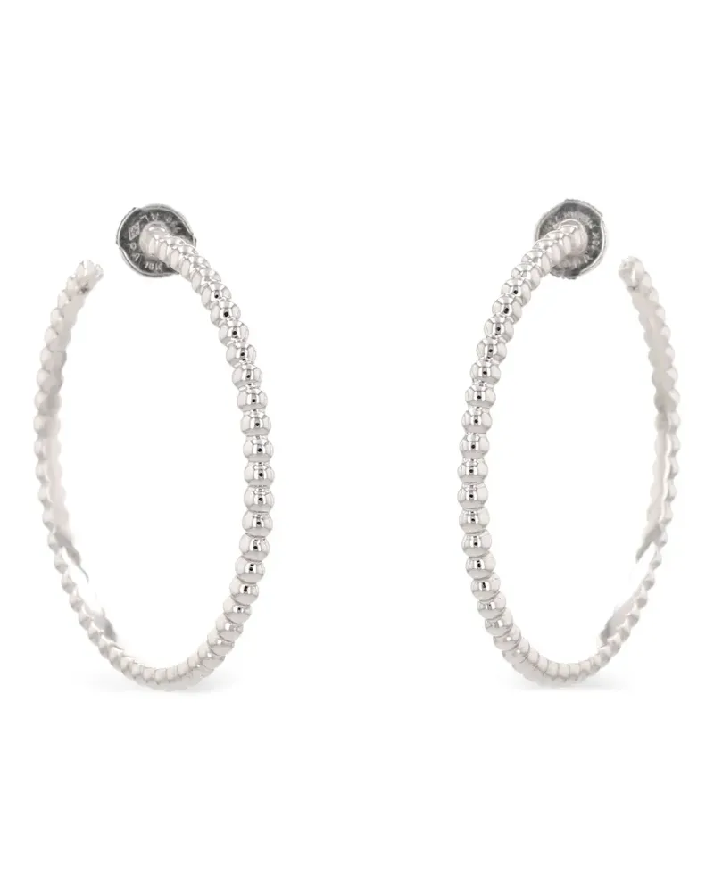 Van Cleef & Arpels 2010 Creolen mit Perlen - Silber Silber