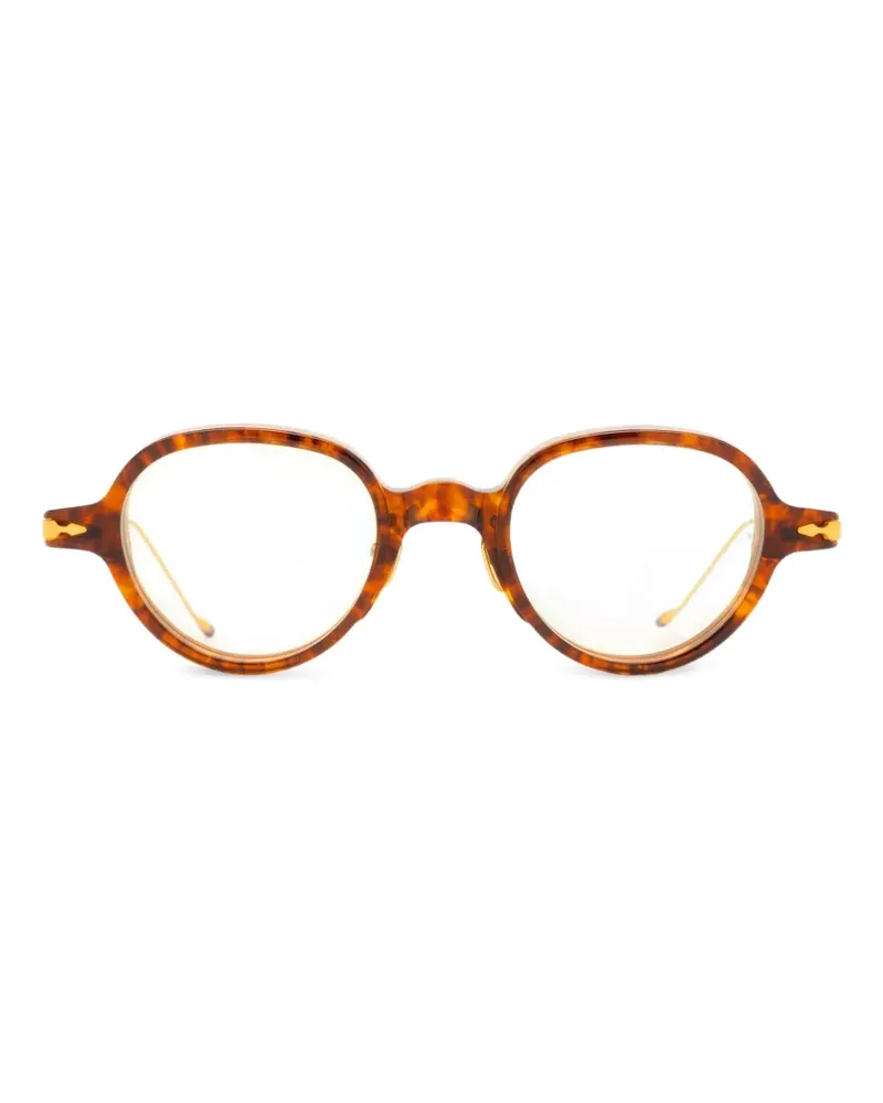 Jacques Marie Mage Runde Clark Brille - Braun Braun
