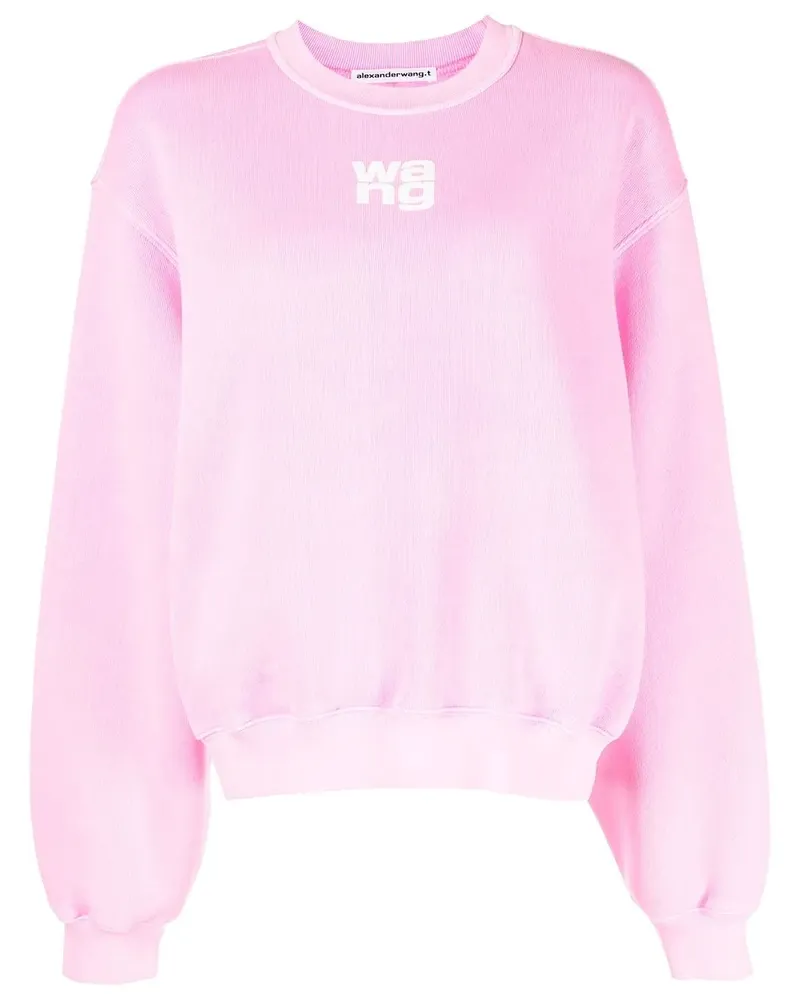 Alexander Wang T-Shirt im Oversized-Look - Rosa Rosa