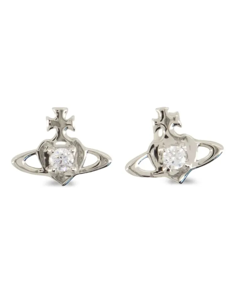 Vivienne Westwood Noella Ohrstecker mit Orb - Silber Silber