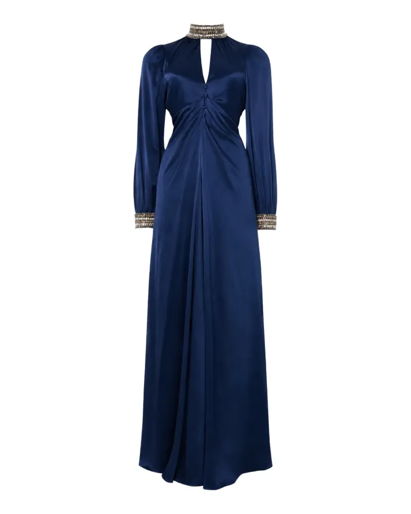 Temperley London Beatrice Abendkleid mit Kristallen - Blau Blau