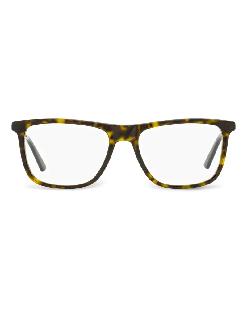 Gucci Brille mit eckigem Gestell - Braun Braun