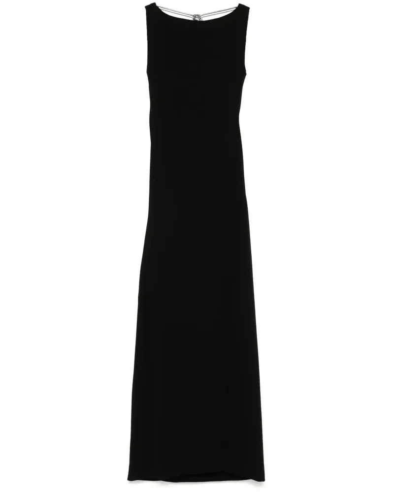 Max Mara Cady Maxikleid - Schwarz Schwarz