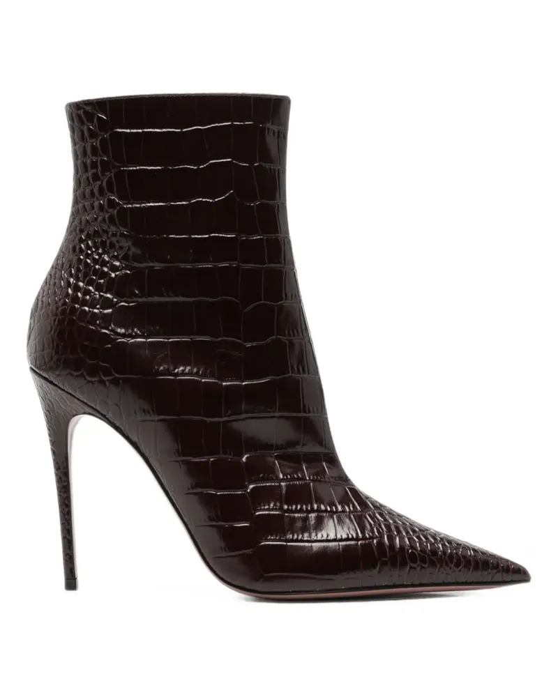Paris Texas croc-effect Vera ankle boots - Rot Rot