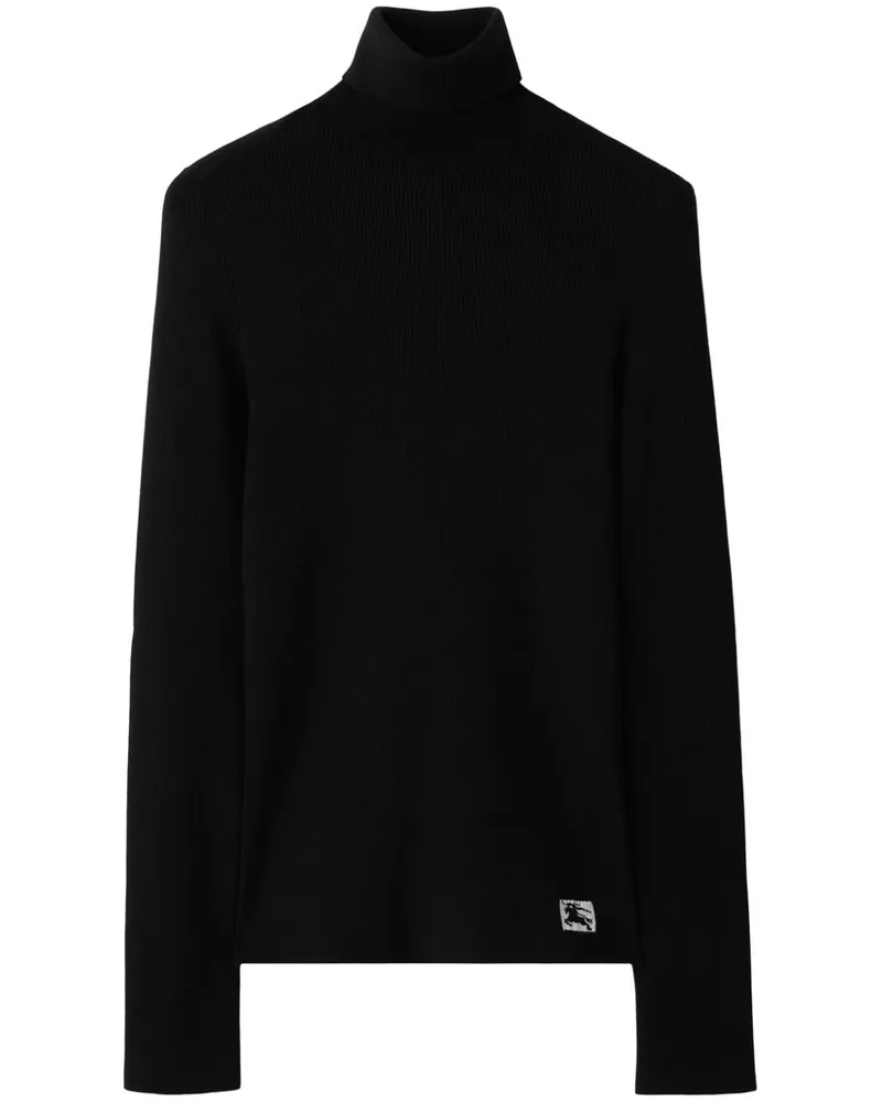 Burberry Pullover mit Ritteremblem - Schwarz Schwarz