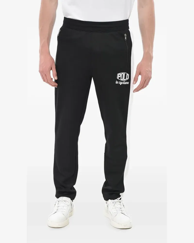Ralph Lauren cotton-blend joggers with contrast stripes - Schwarz Schwarz