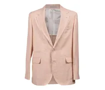 Anzug mit Prince of Wales-Karo - Rosa