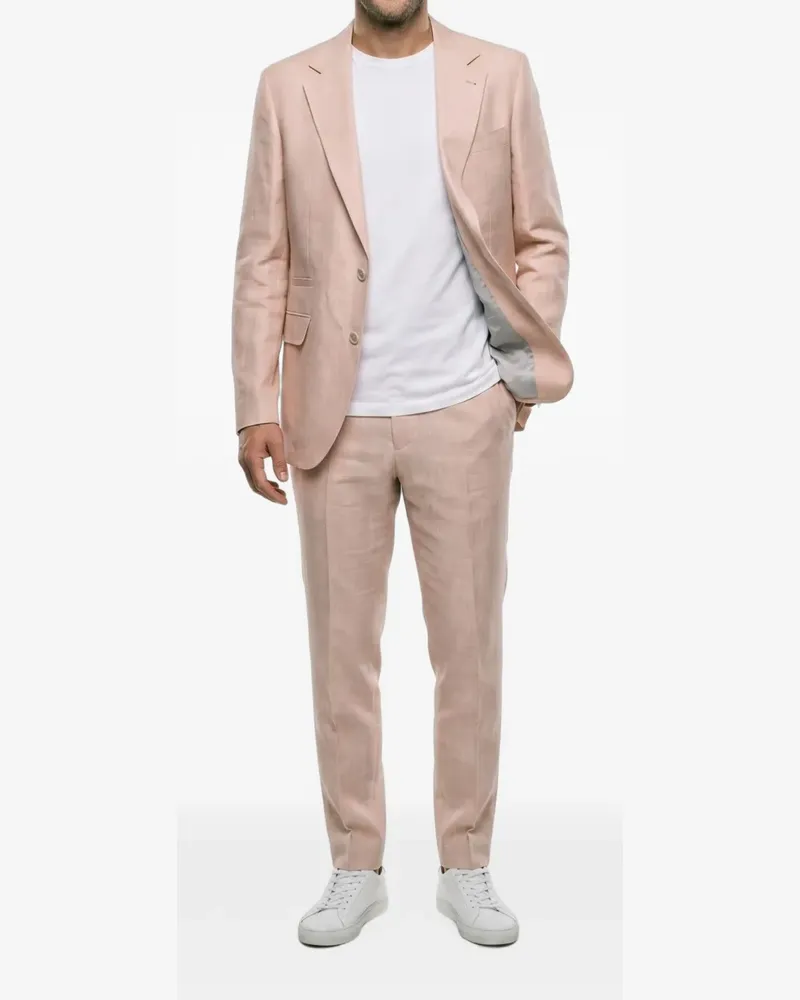 Brunello Cucinelli Prince of Wales check suit - Nude Nude