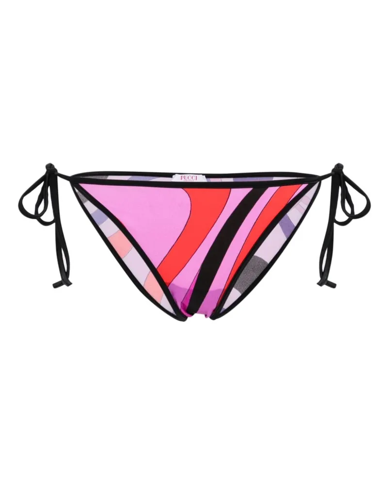Emilio Pucci Bikinihöschen mit Marmo-Print - Violett Violett