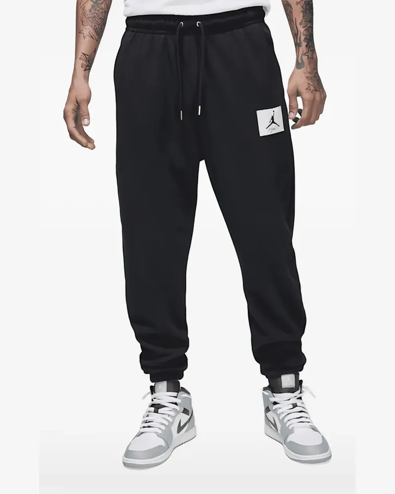 Jordan Jogginghose aus Fleece mit Logo - Schwarz Schwarz