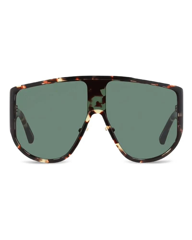 Linda Farrow Sonnenbrille in Schildpattoptik - Braun Braun