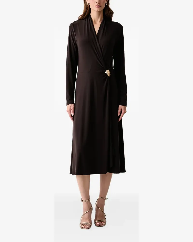 Joseph Ribkoff Wickelkleid mit Schnalle - Braun Braun