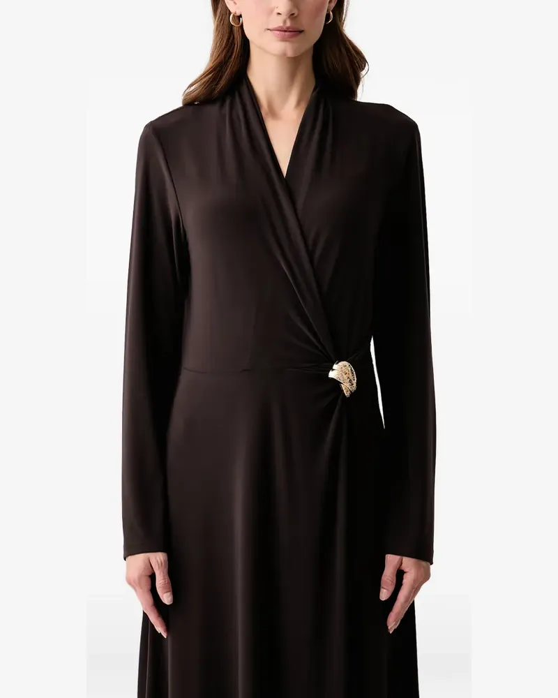 Joseph Ribkoff Wickelkleid mit Schnalle - Braun Braun