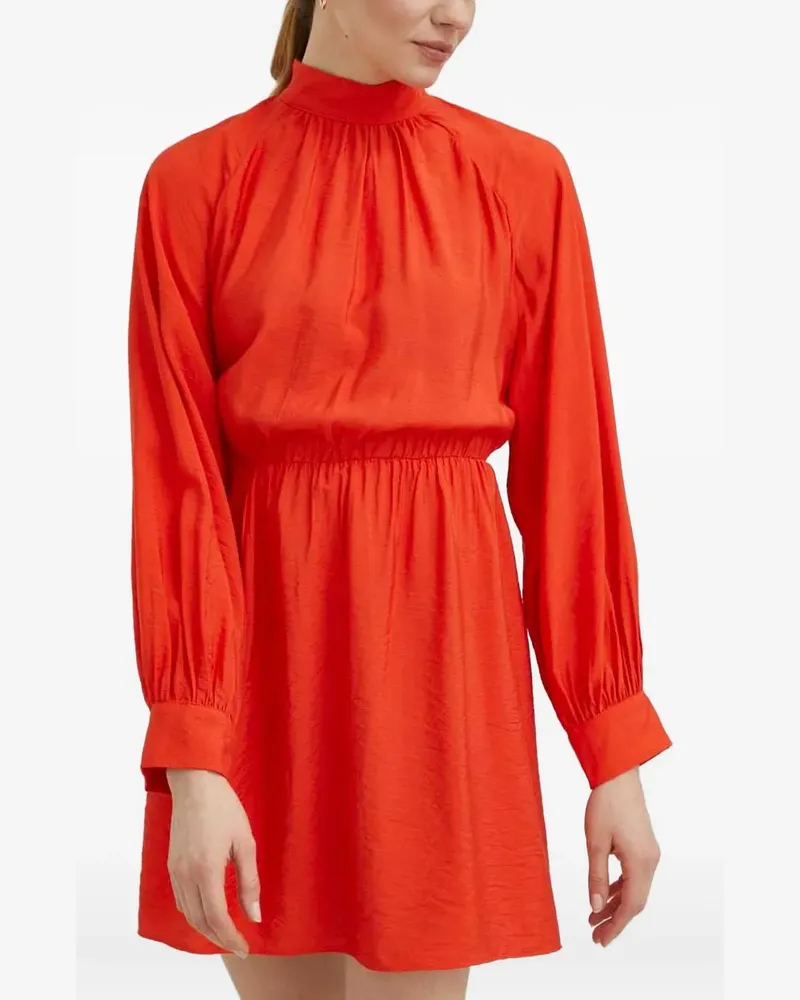 Samsøe & Samsøe Minikleid mit Schleifenkragen - Orange Orange
