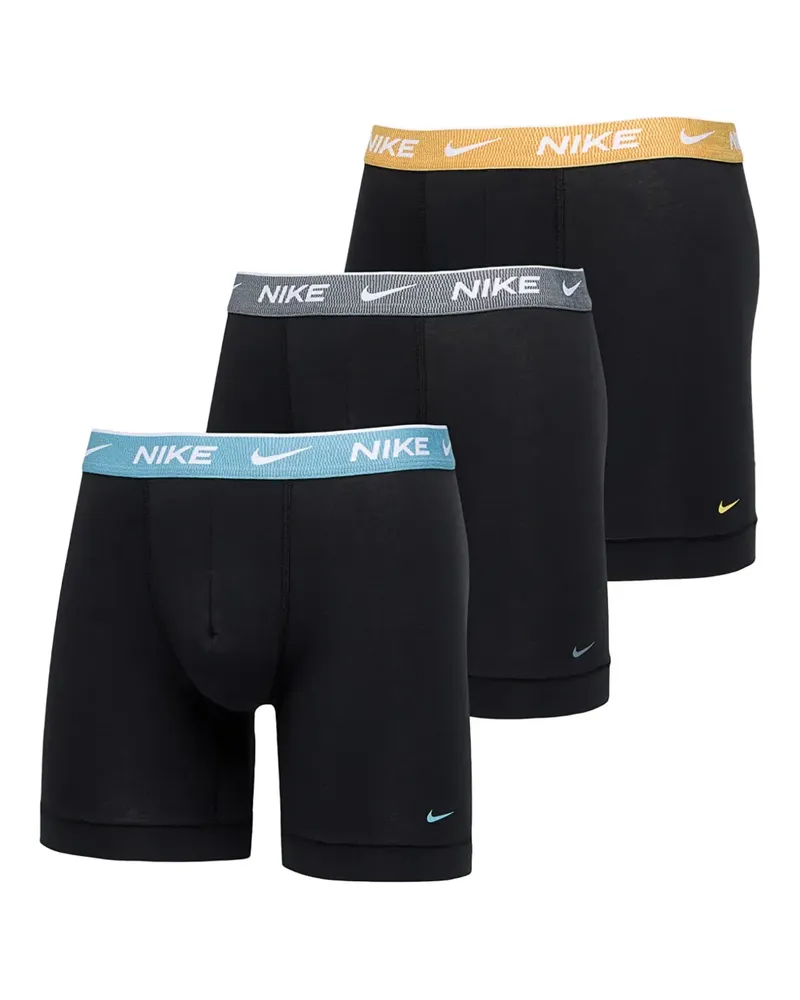 Nike Boxershorts mit Logo-Intarsie (3er-Set) - Schwarz Schwarz