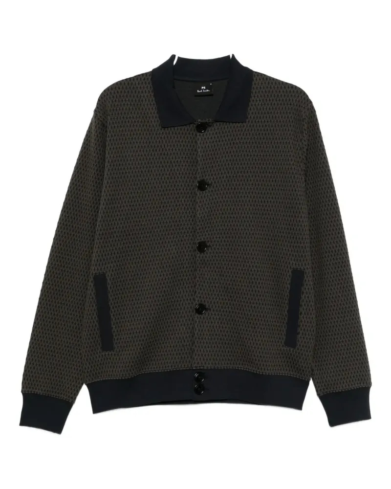 Paul Smith Cardigan aus Jacquard - Blau Blau