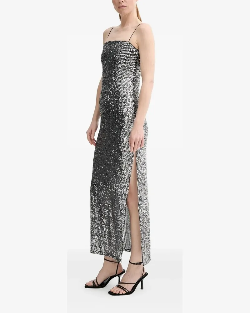 Alohas Elmi Midikleid mit Pailletten - Silber Silber