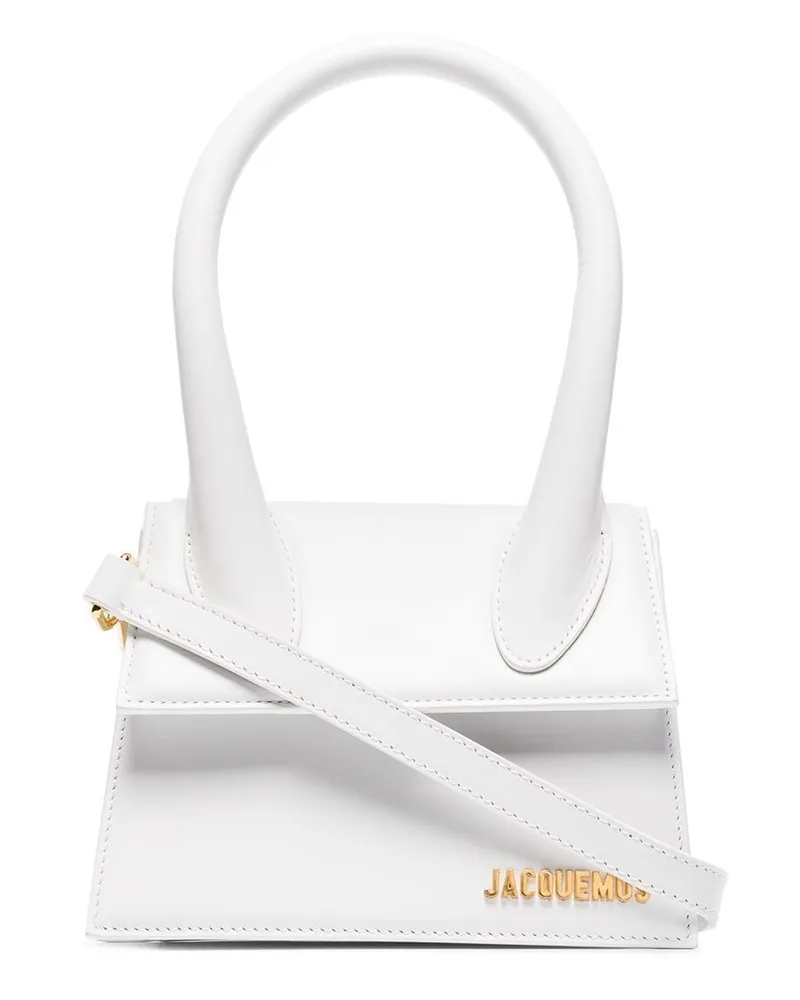 Jacquemus Le Chiquito Moyen Mini-Tasche - Weiß Weiß
