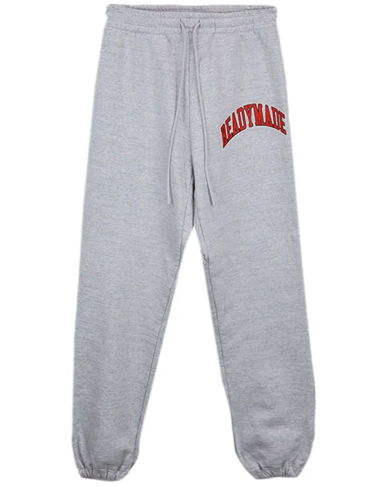 READYMADE Jogginghose mit Logo-Print - Grau Grau