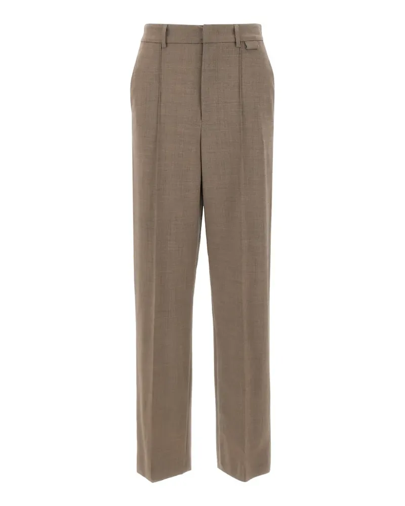 Fabiana Filippi Straight-Leg-Hose mit Ziernaht - Braun Braun