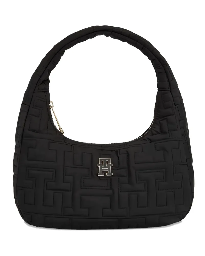 Tommy Hilfiger Tote Bag mit Logo-Schild - Schwarz Schwarz