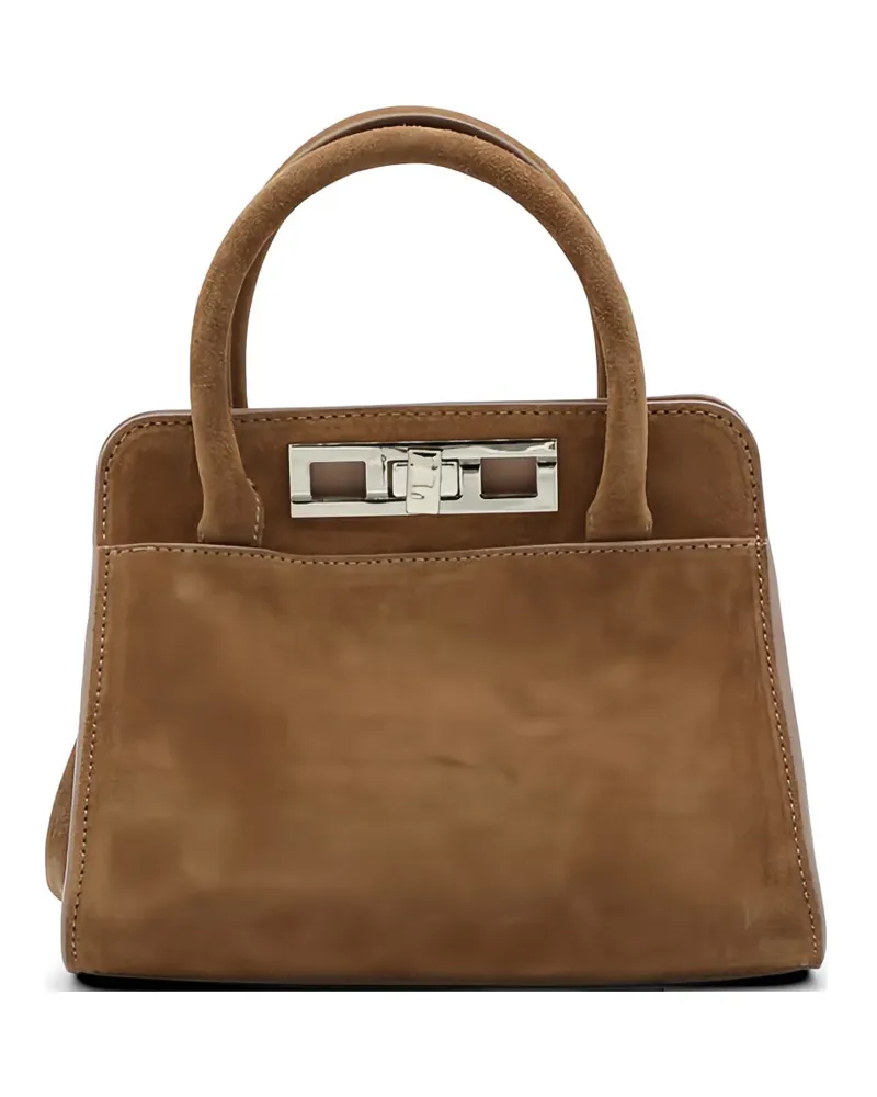 Fabiana Filippi Kleine Tote Bag mit Henkel - Braun Braun