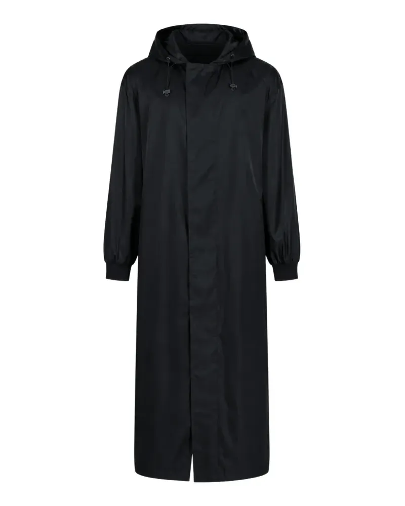 Dolce & Gabbana Langer Regenmantel - Schwarz Schwarz