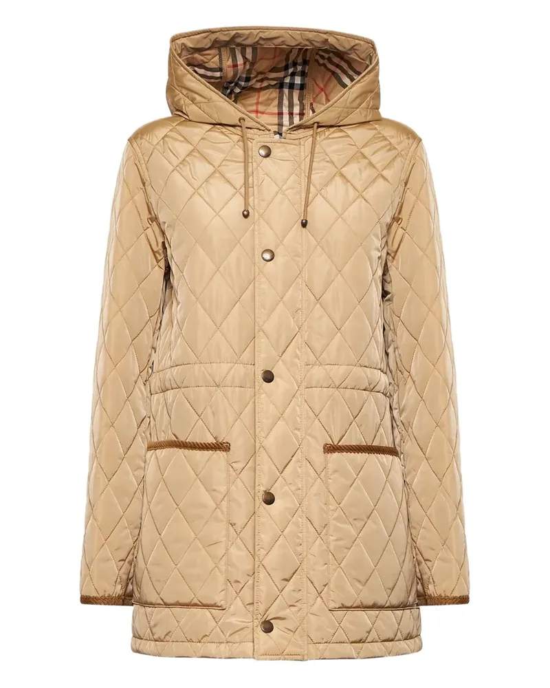 Burberry Devon Parka - Nude Nude