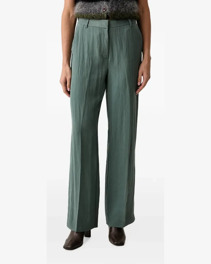 Scotch&Soda Edie pressed-crease trousers - Grün Grün