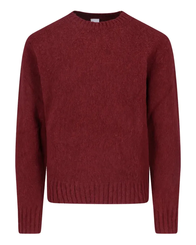 ASPESI Klassischer Pullover - Rot Rot