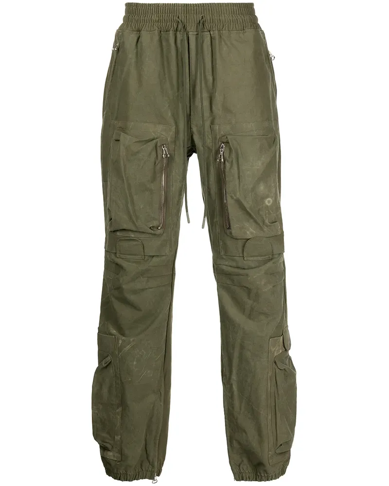 READYMADE Cargohose mit Kordelzug - Grün Grün